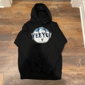 Black “Busch Light” Yee Yee Hoodie, Unisex Medium, Never Worn